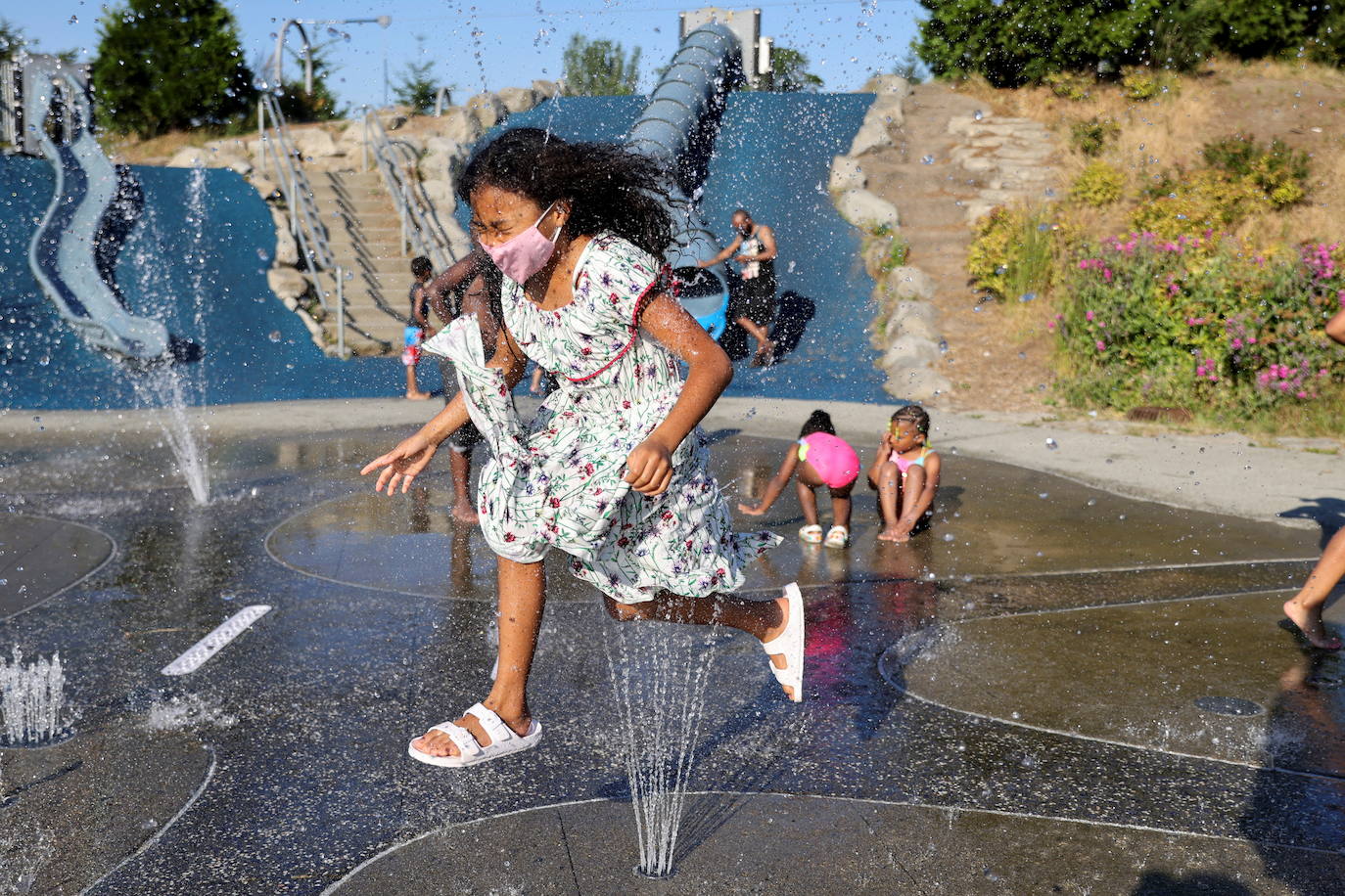 Fotos: La terrible ola de calor que asola a Norteamérica, en imágenes