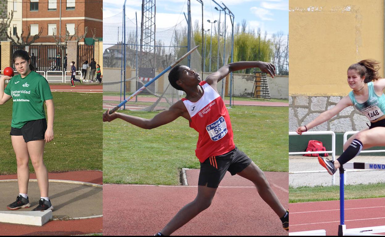 Tilena Martínez, Álex Molaning e Irene Rodríguez.