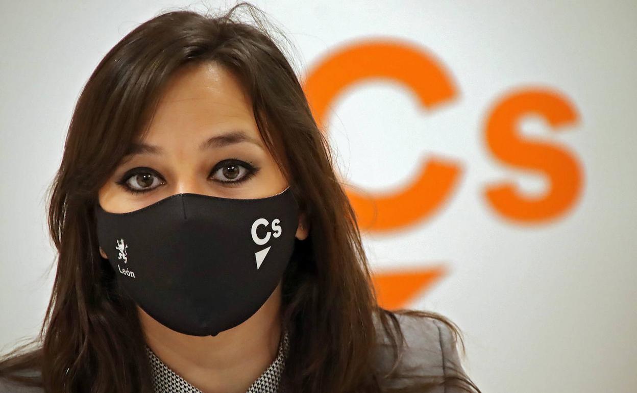 Gemma Villarroel, coordinadora autonómica de Ciudadanos en Castilla y León.
