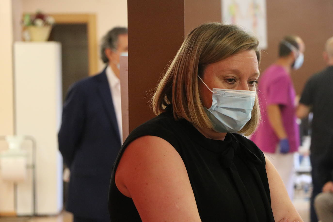 La consejera de Familia e Igualdad de Oportunidades, Isabel Blanco, visita el centro y resalta la importancia de apoyar estos programas para «dinamizar, modernizar y apostar por nuestro mundo rural y fijar población»