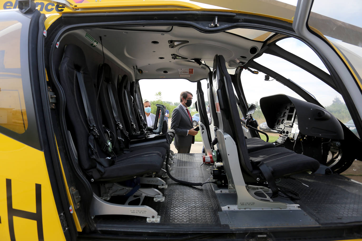 Fotos: Presentación del nuevo servicio aéreo integral