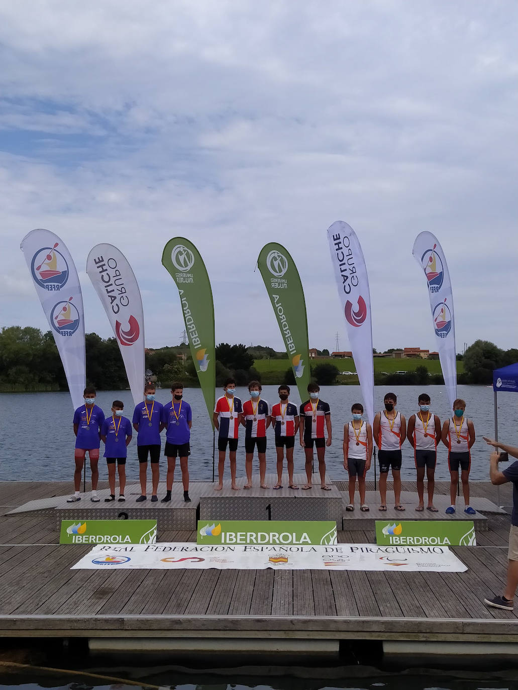 El palista de Villabalter ha logrado dos medallas en el Campeonato de España de Jóvenes Promesas.