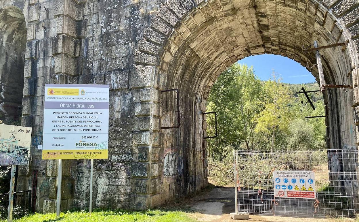 Inicio de las obras de la segunda fase de la senda del Sil.