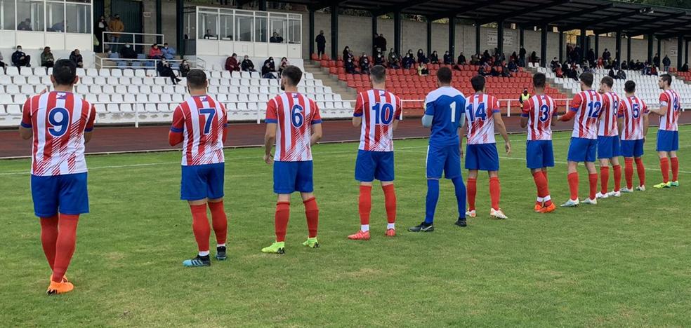 Jugadores del Atlético Bembibre la pasada temporada.