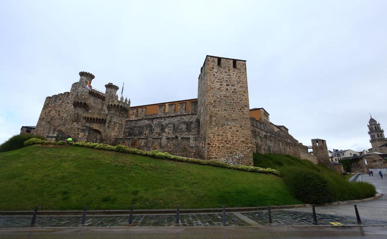 Imagen del castillo de Ponferrada. 