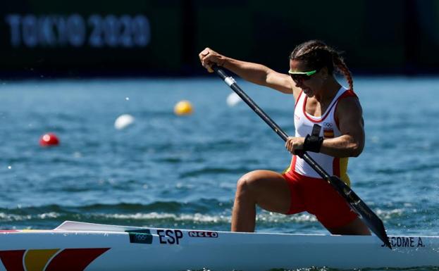 Antía Jácome en la final de C1 200 es esperanzadora para el futuro.