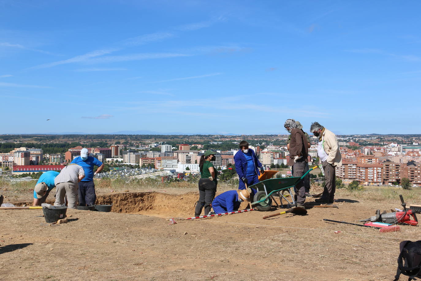 La excavación en imágenes. 