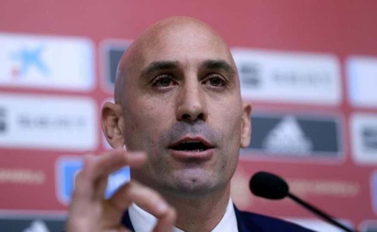 Luis Rubiales, presidente de la RFEF.