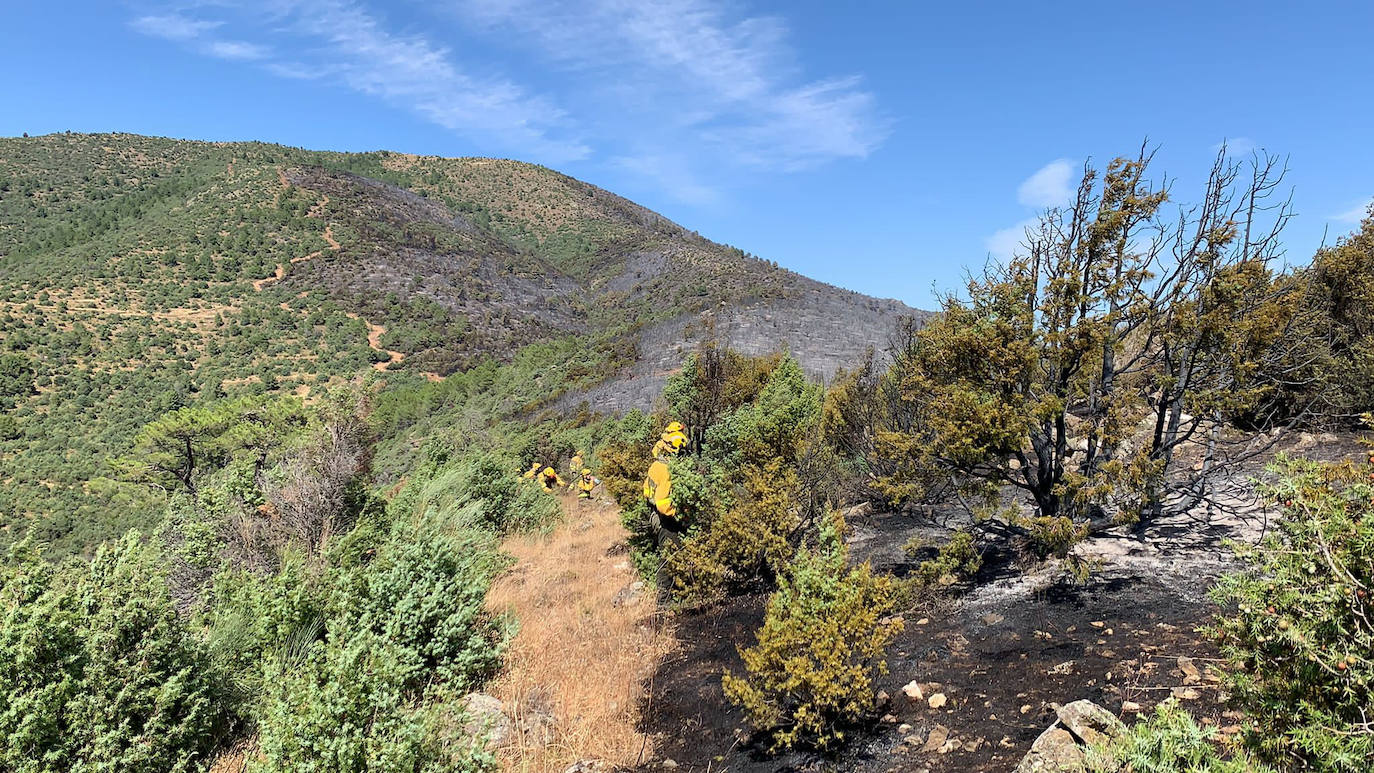 Fotos: Incendio forestal en El Tiemblo