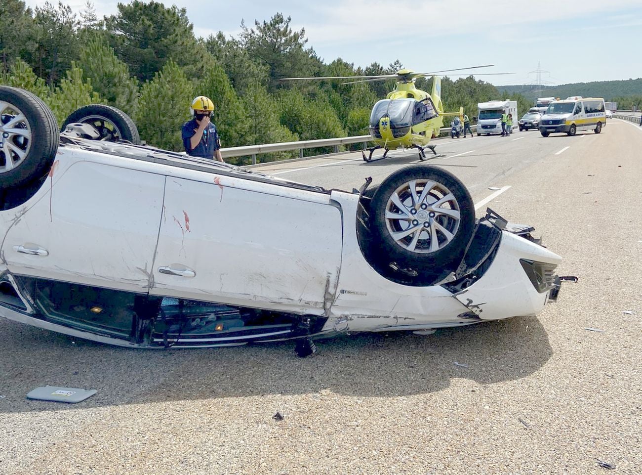 Imagen del accidente.