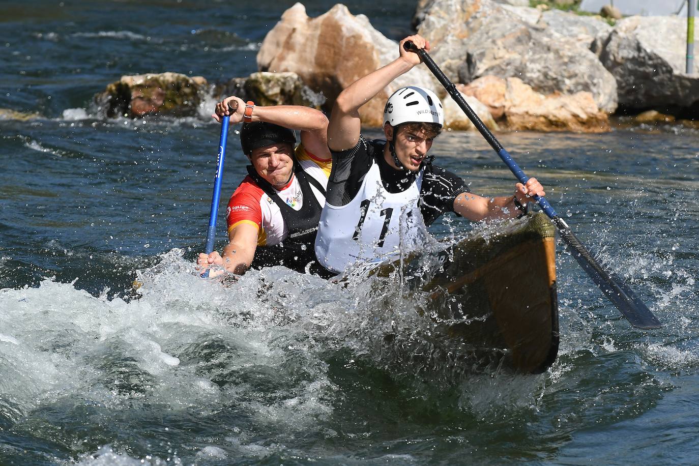 El Canal Sabero-Alejico acogió las pruebas de sprint tanto individuales como por parejas