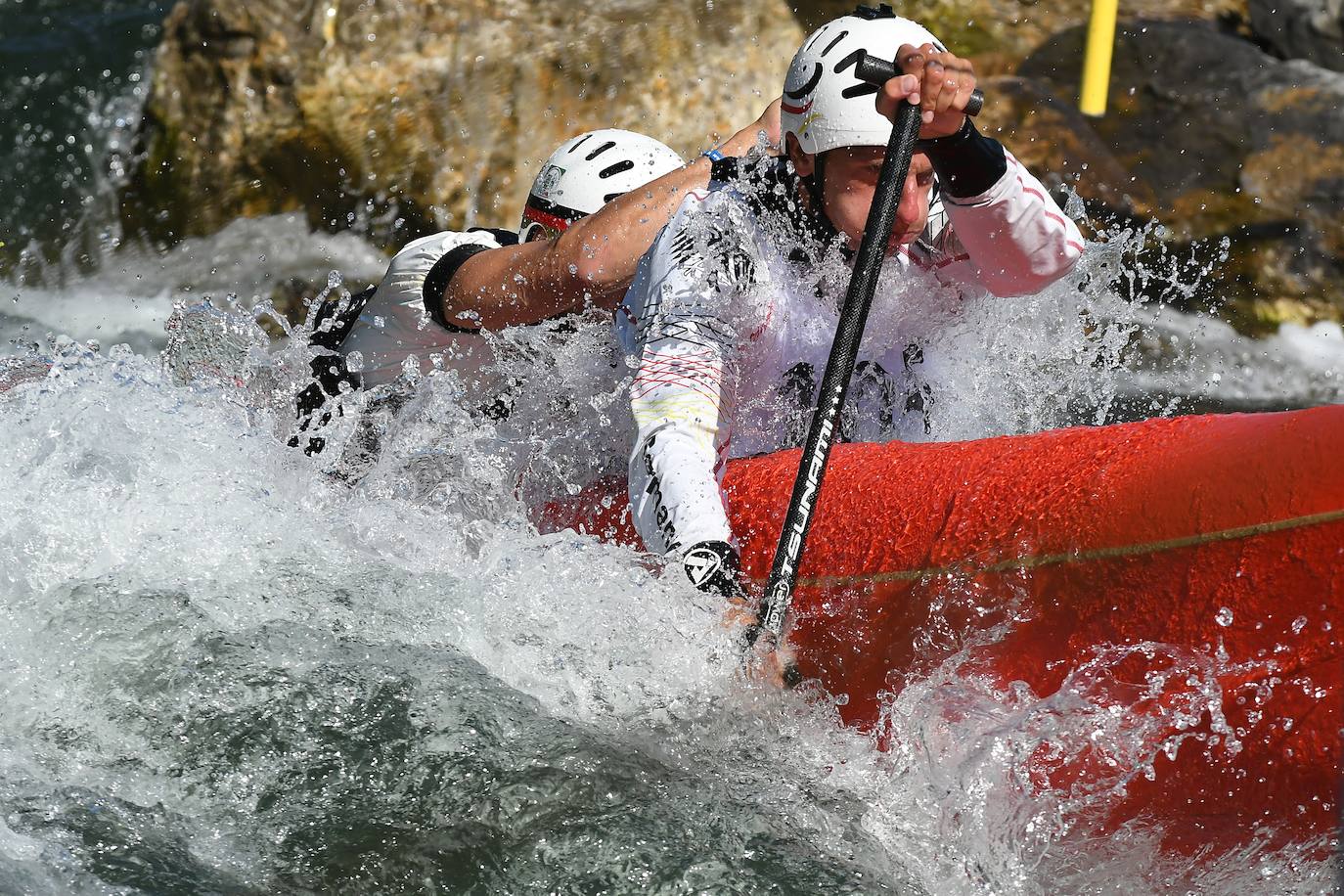 El Canal Sabero-Alejico acogió las pruebas de sprint tanto individuales como por parejas