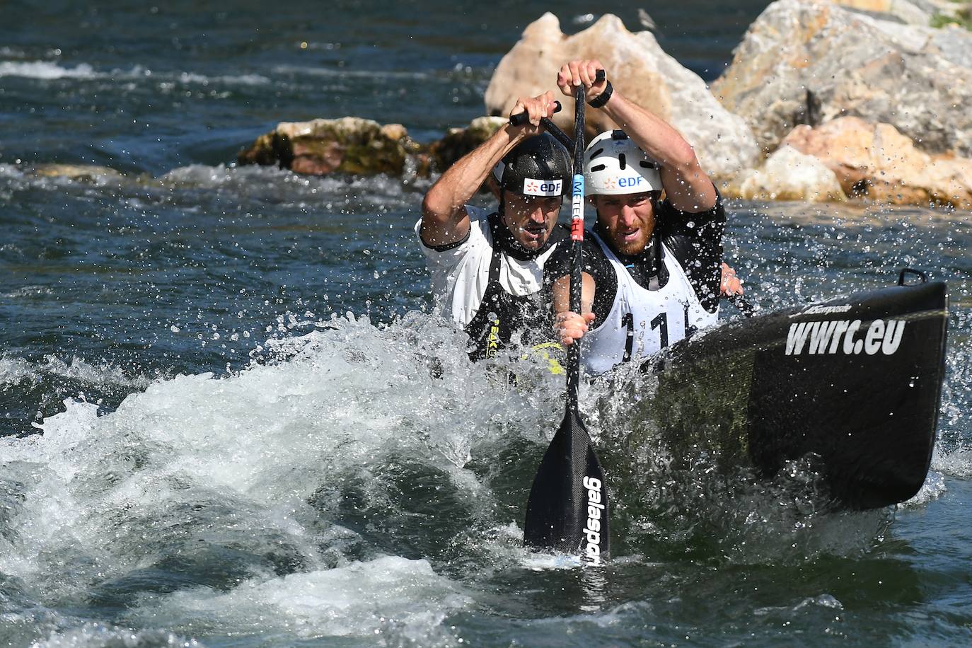 El Canal Sabero-Alejico acogió las pruebas de sprint tanto individuales como por parejas