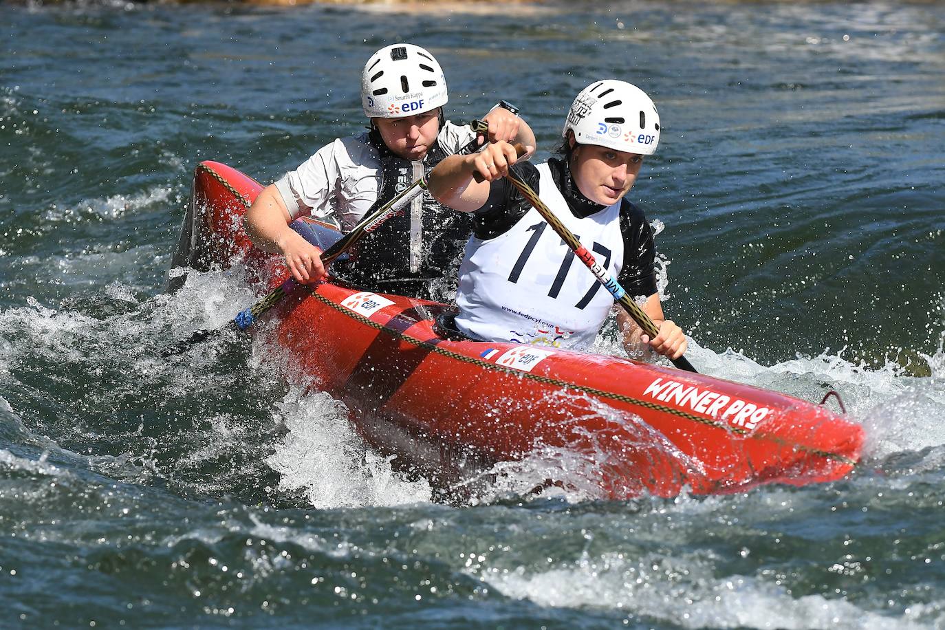 El Canal Sabero-Alejico acogió las pruebas de sprint tanto individuales como por parejas