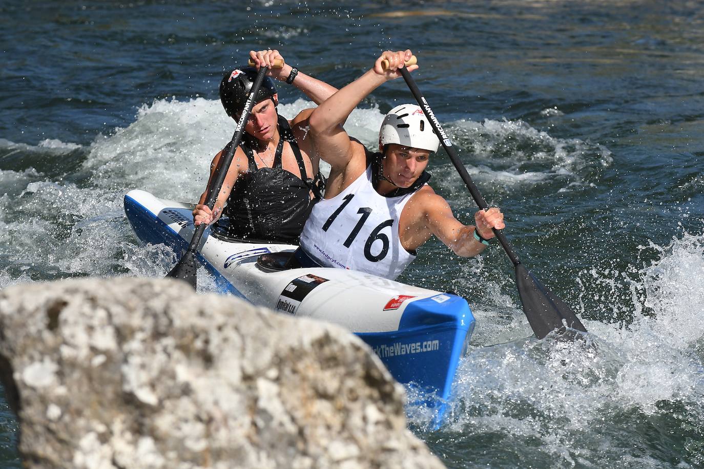 El Canal Sabero-Alejico acogió las pruebas de sprint tanto individuales como por parejas