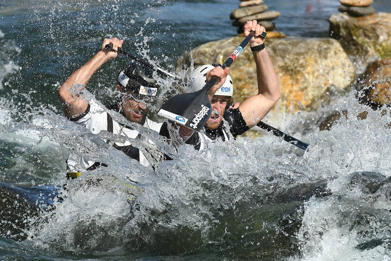 El Canal Sabero-Alejico acogió las pruebas de sprint tanto individuales como por parejas