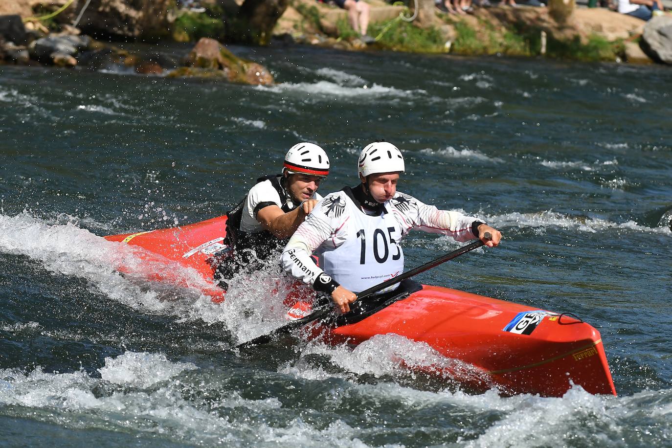 El Canal Sabero-Alejico acogió las pruebas de sprint tanto individuales como por parejas