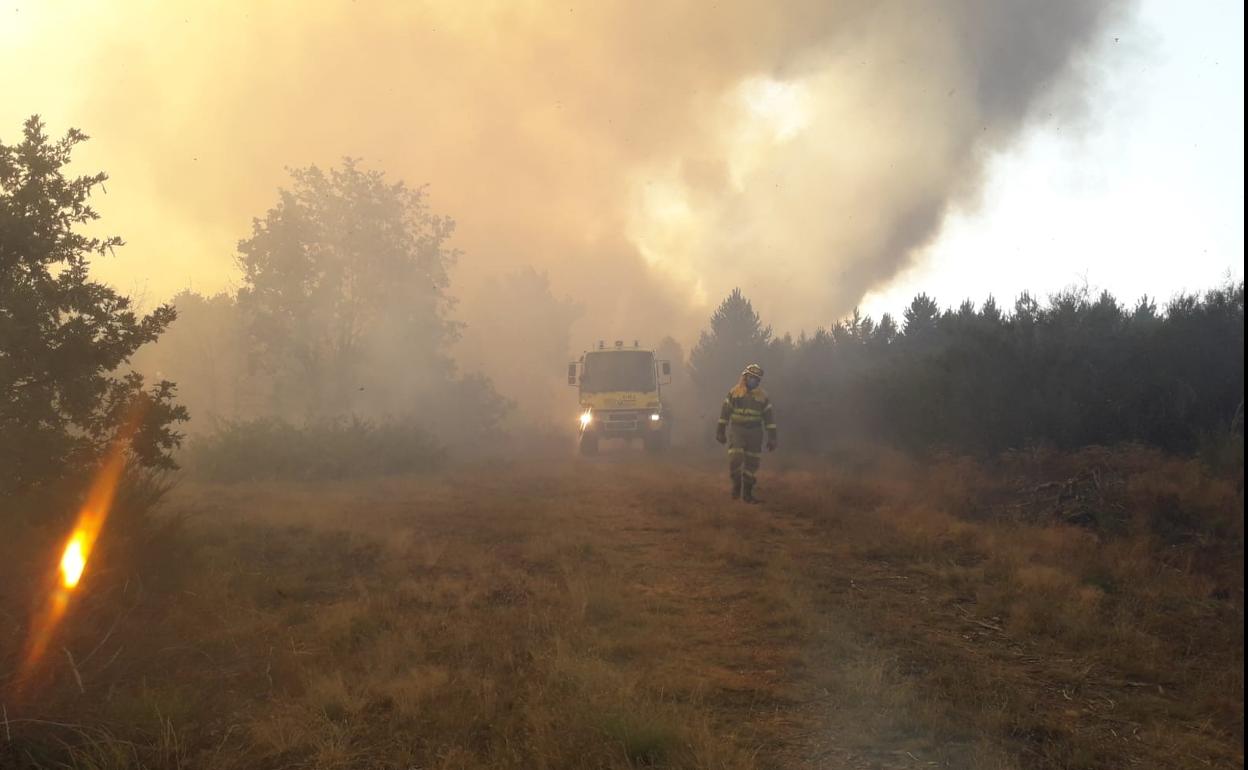 El riesgo de incendios permanecerá activo en la provincia todos estos días.