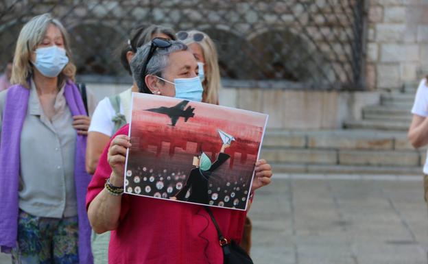 Galería. León muestra su solidaridad con las mujeres afganas.