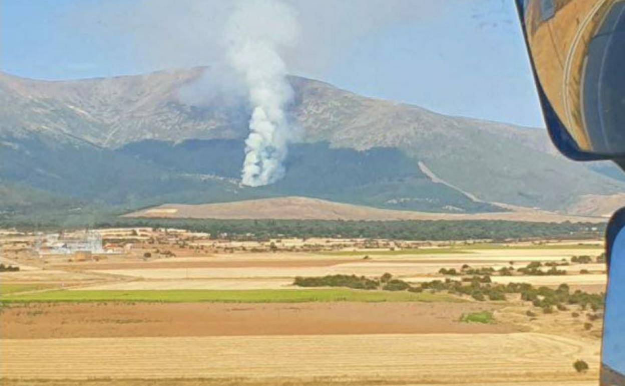 Incendio en Cueva de Ágreda.
