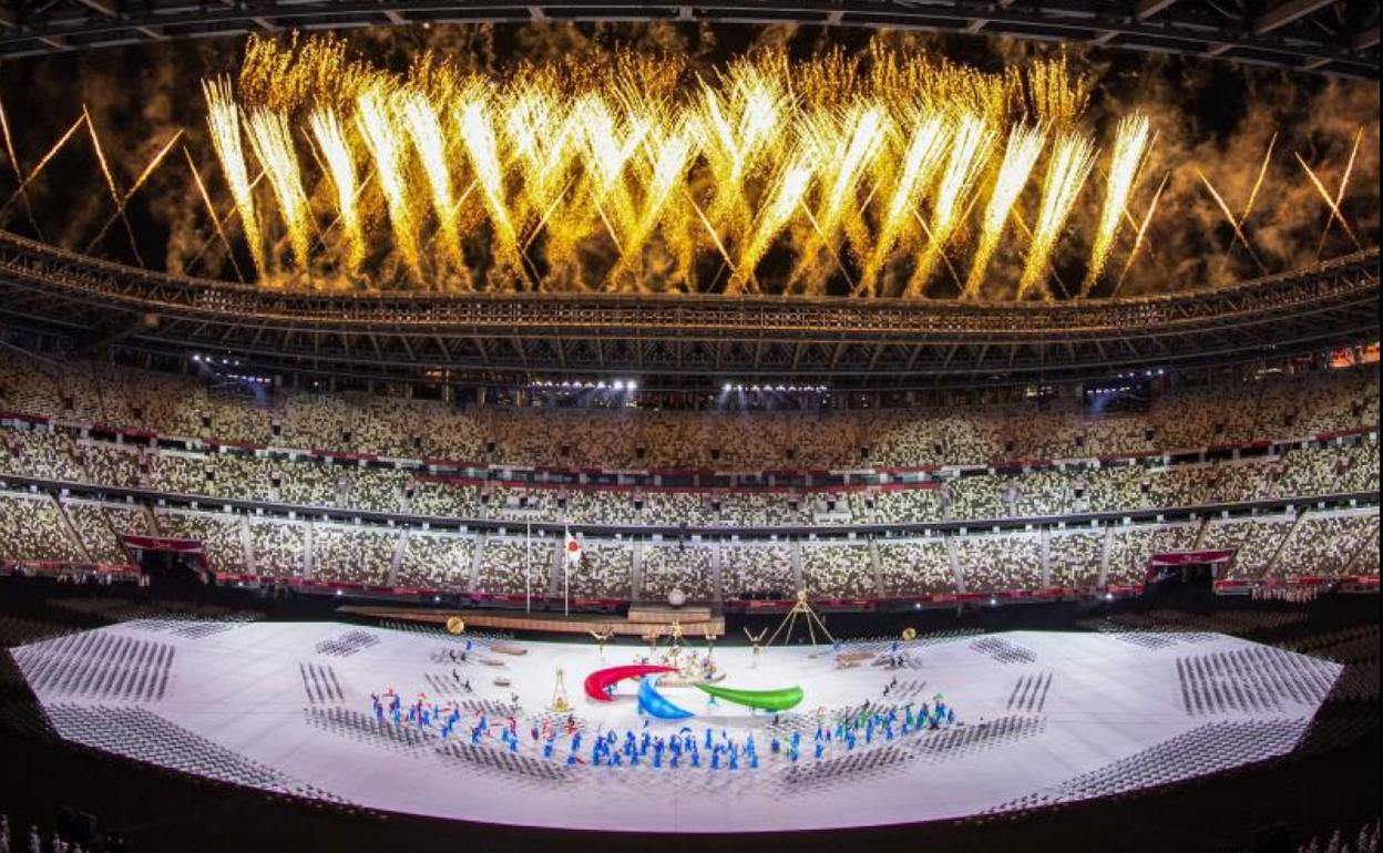 Ceremonia de inauguración de los Juegos Paralímpicos de Tokio. 