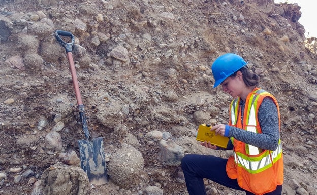 Depósitos sedimentarios generados por el flujo de agua que provocó el vaciado del lago Agassiz. 