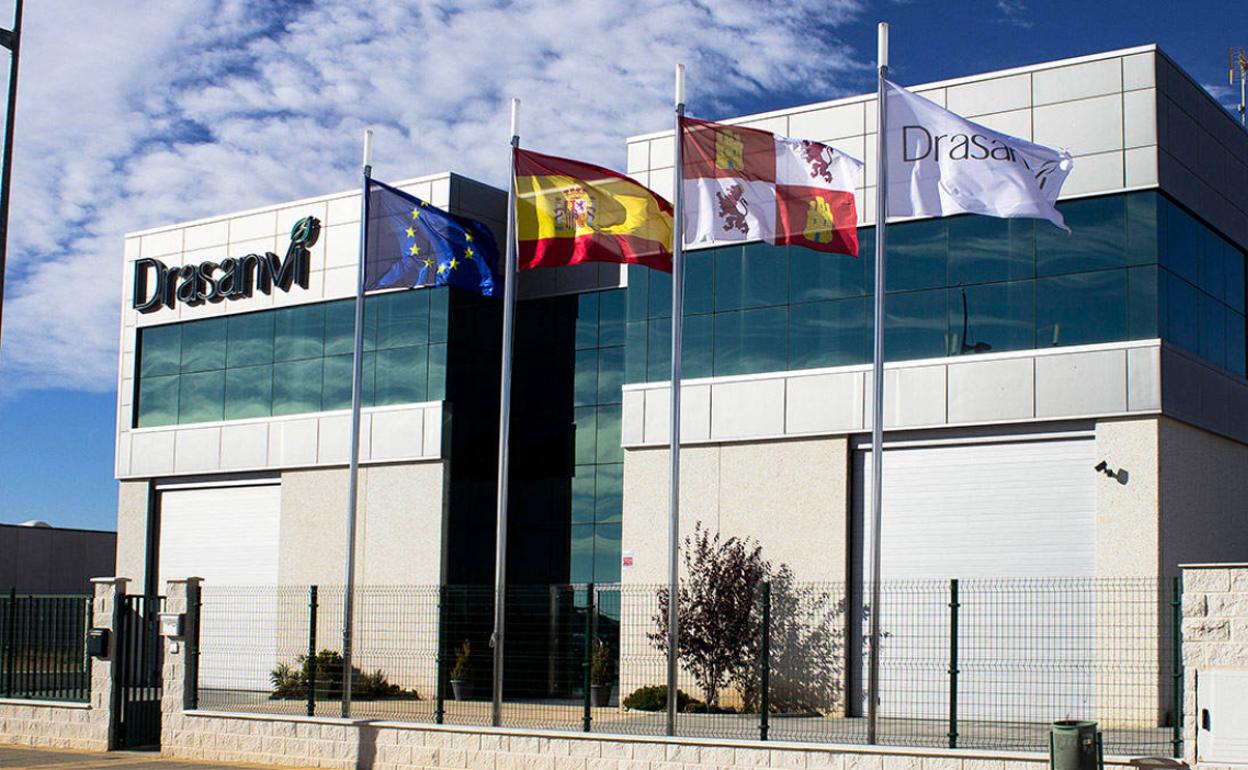 Sede de la firma leonesa Drasanvi en el polígono industrial de Villadangos del Páramo. 