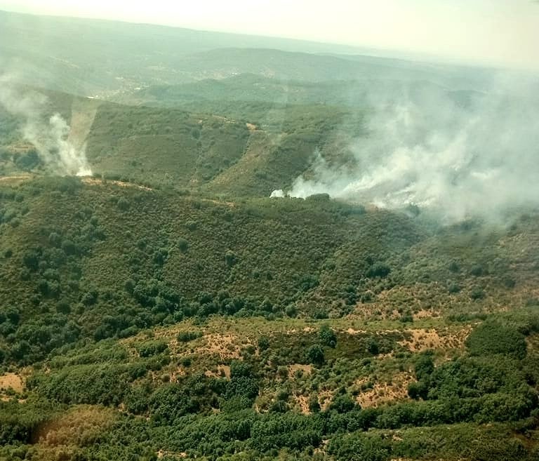 El fuego declarado en Serrilla ha sido catalogado de nivel 1.