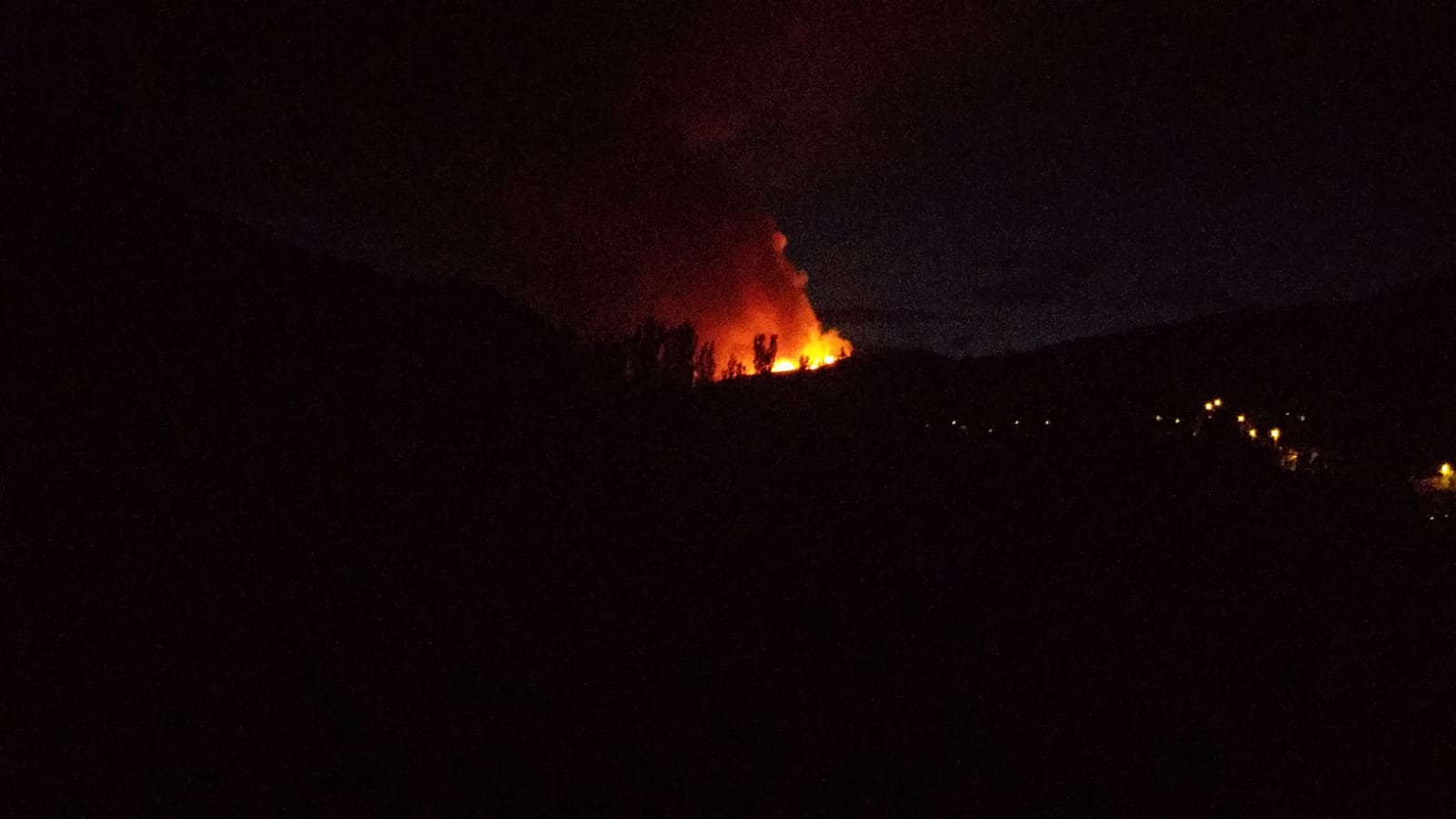 El fuego declarado en Serrilla ha sido catalogado de nivel 1.