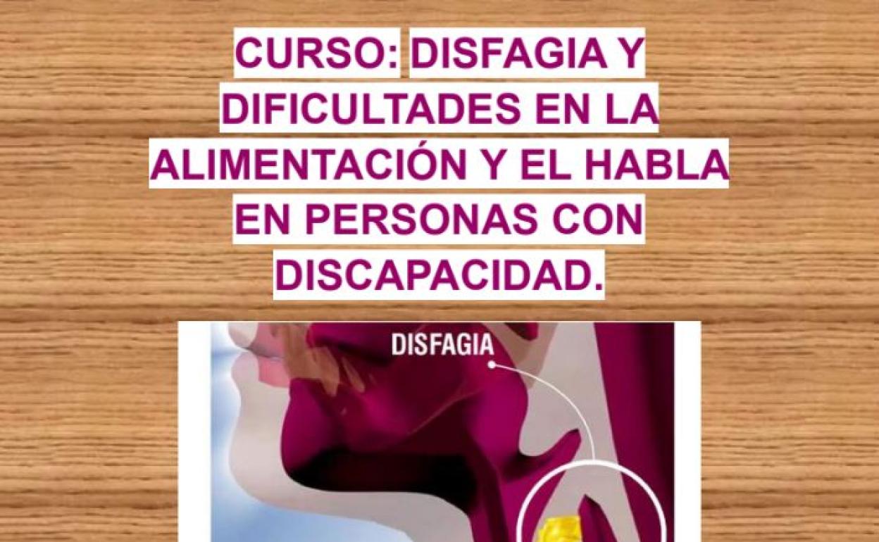 Cartel de los cursos.