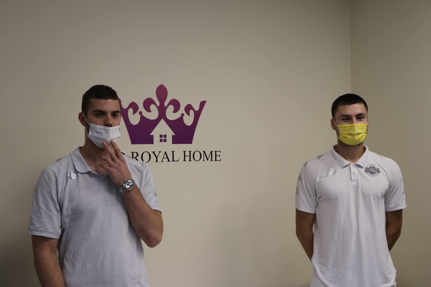 De izquierda a derecha, Jocinovic, Milosavljevic y Šoljić.