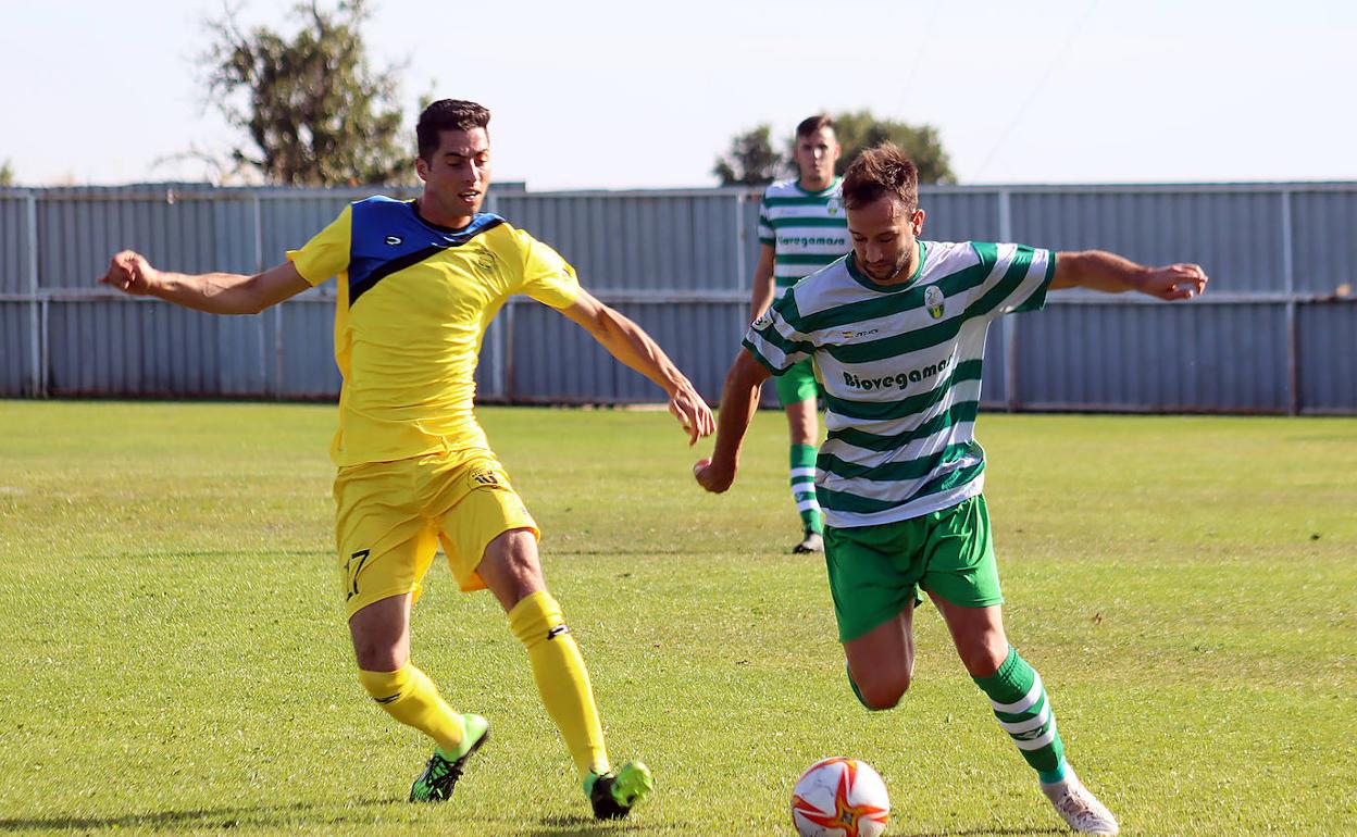 Partido del CD La Virgen de la pasada jornada.