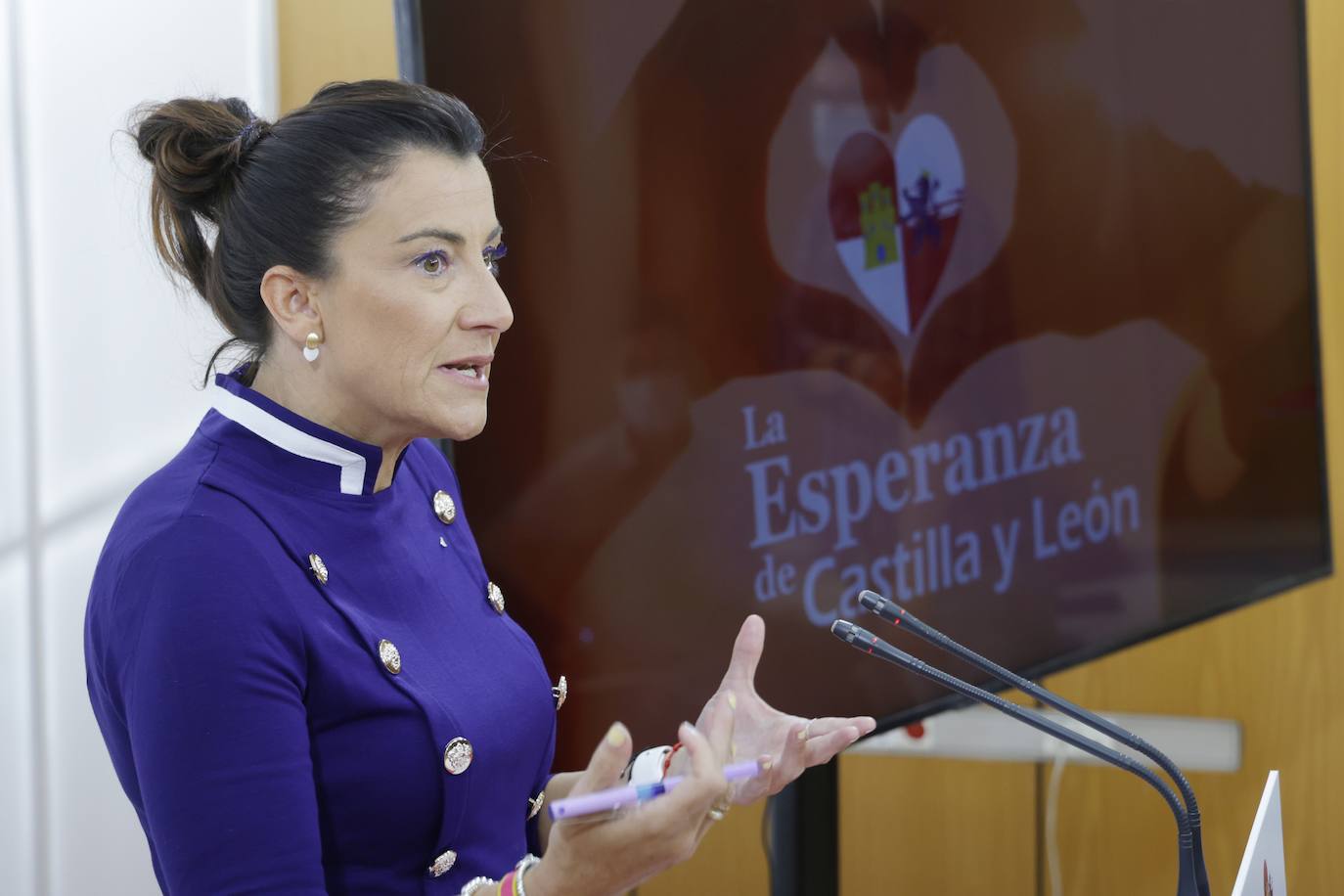 La secretaria de Organización del PSCyL, Ana Sánchez, analiza la actualidad política de Castilla y León.