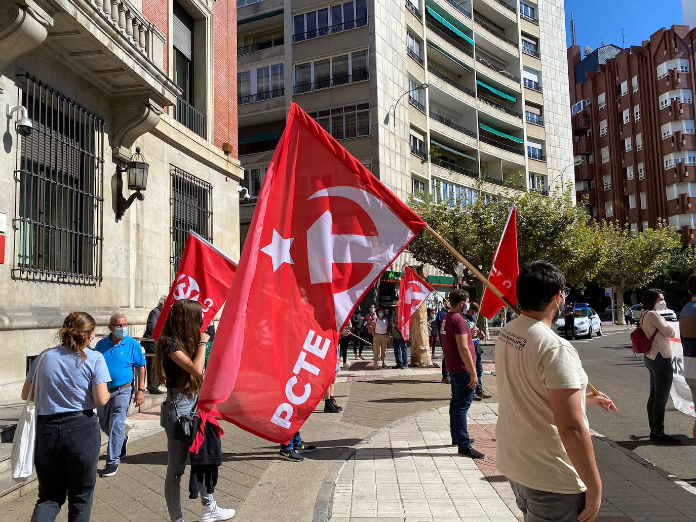 Concentración contra el tarifazo en León. 