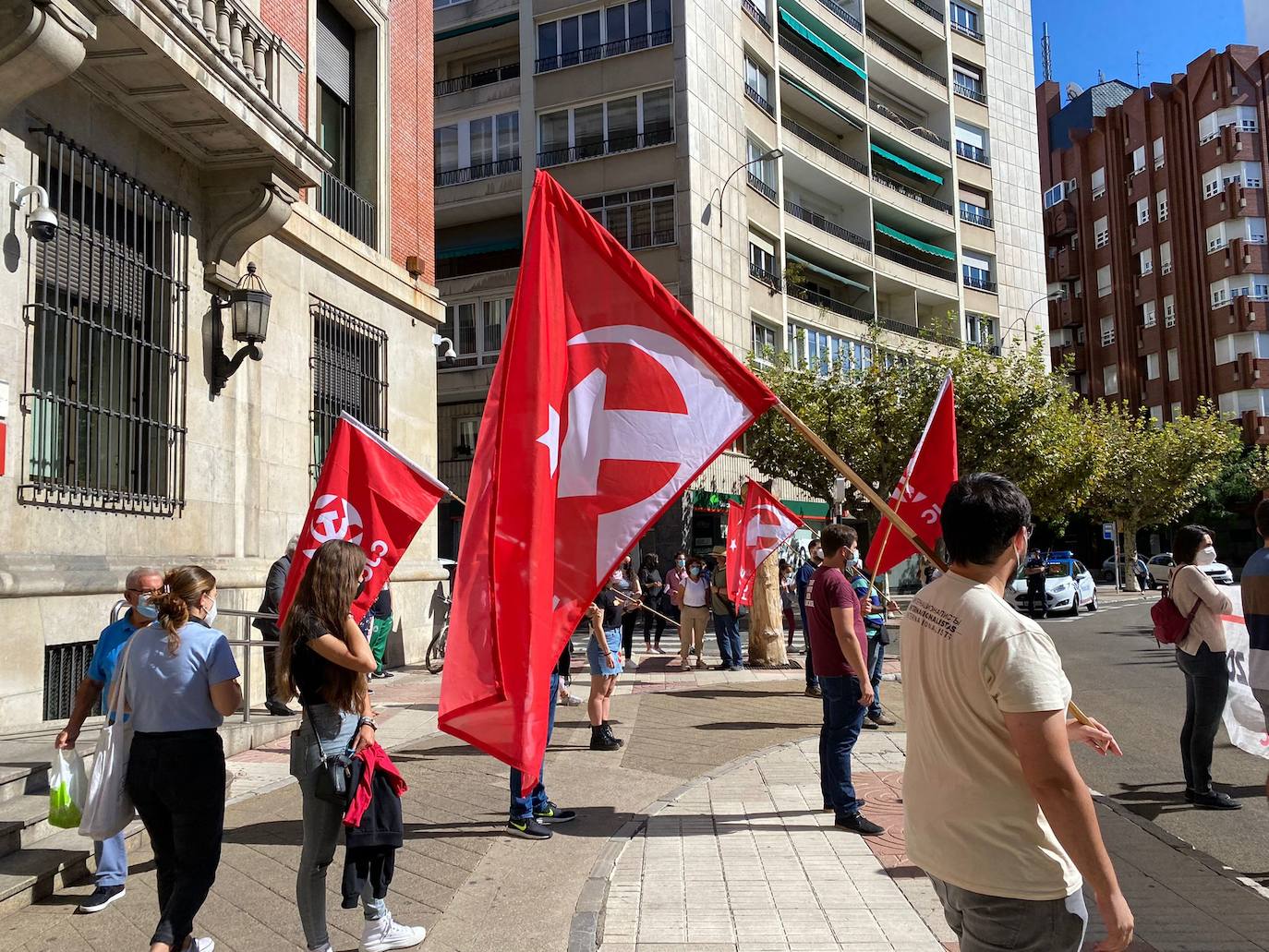 Concentración contra el tarifazo en León. 