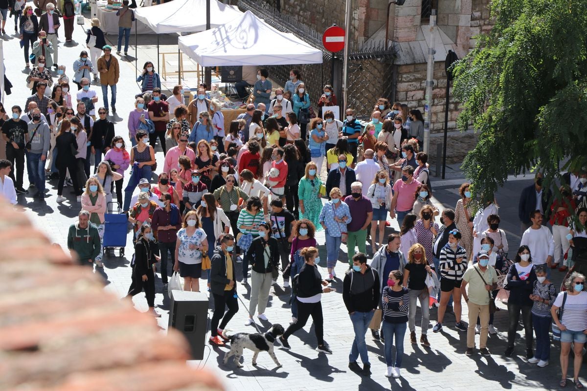 El tributo a La Oreja de Van Gogh 'El Viaje de Copperpot' ha ofrecido un concierto en honor a la banda donostiarra en el entorno de la muralla de El Cid.