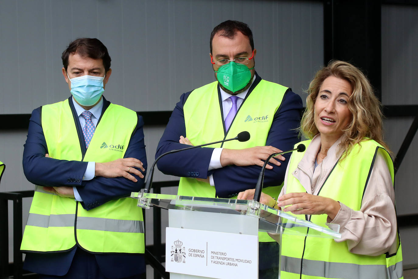 La ministra de Transportes, Movilidad y Agenda Urbana, Raquel Sánchez, realiza el primer viaje sobre esta infraestructura en un 'tren técnico' | Las pruebas de seguridad permitirán su apertura en el último tramo del 2022 o inicios del 2023. 