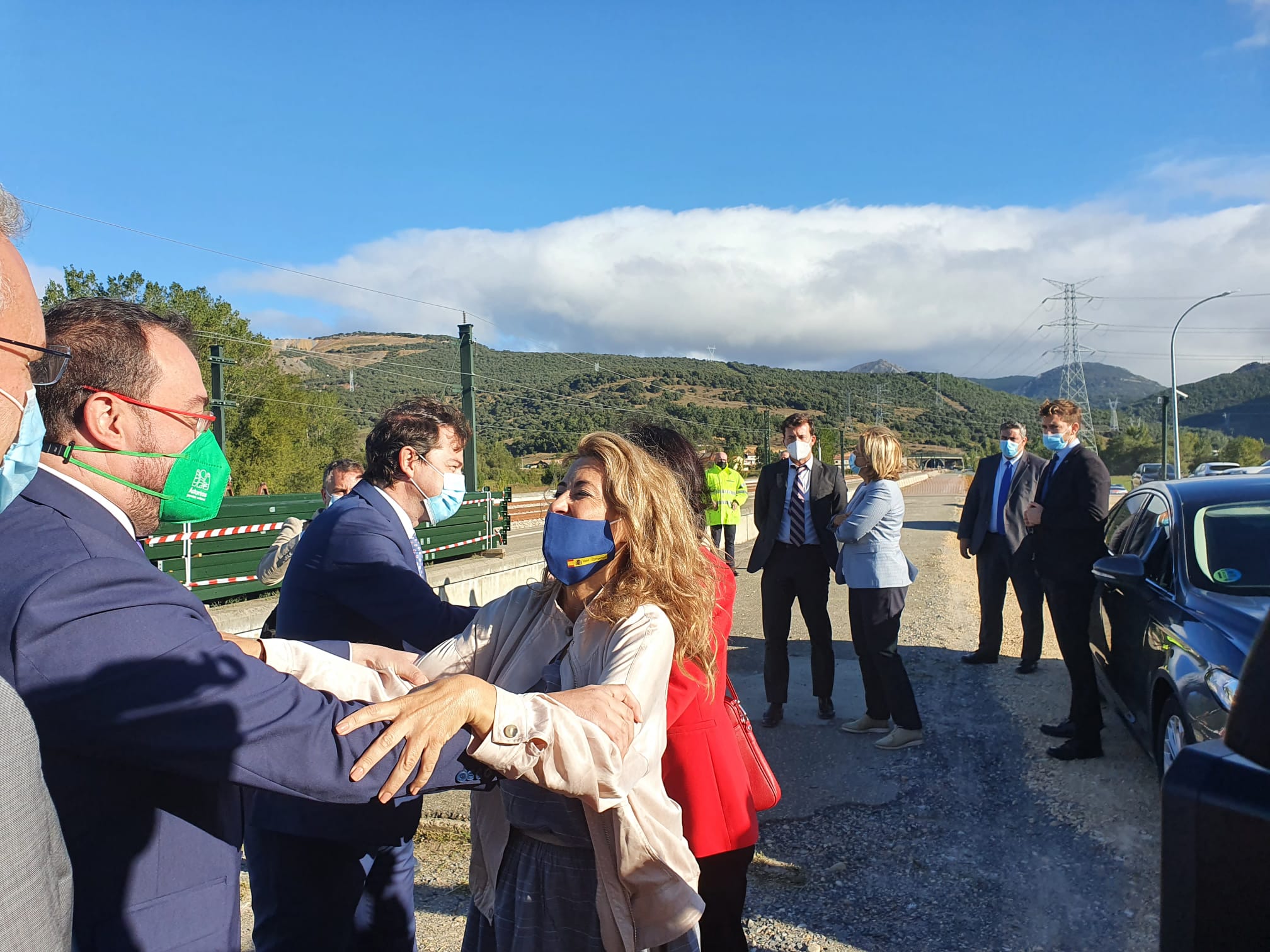 La ministra de Transportes, Movilidad y Agenda Urbana, Raquel Sánchez, realiza el primer viaje sobre esta infraestructura en un 'tren técnico' | Las pruebas de seguridad permitirán su apertura en el último tramo del 2022 o inicios del 2023. 