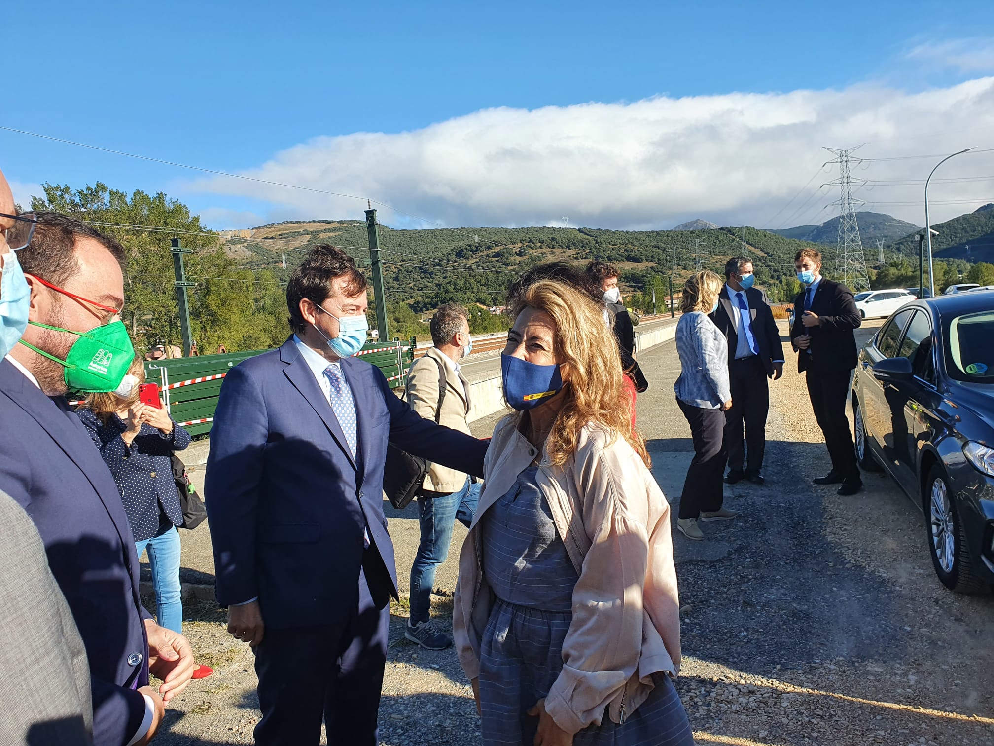 La ministra de Transportes, Movilidad y Agenda Urbana, Raquel Sánchez, realiza el primer viaje sobre esta infraestructura en un 'tren técnico' | Las pruebas de seguridad permitirán su apertura en el último tramo del 2022 o inicios del 2023. 