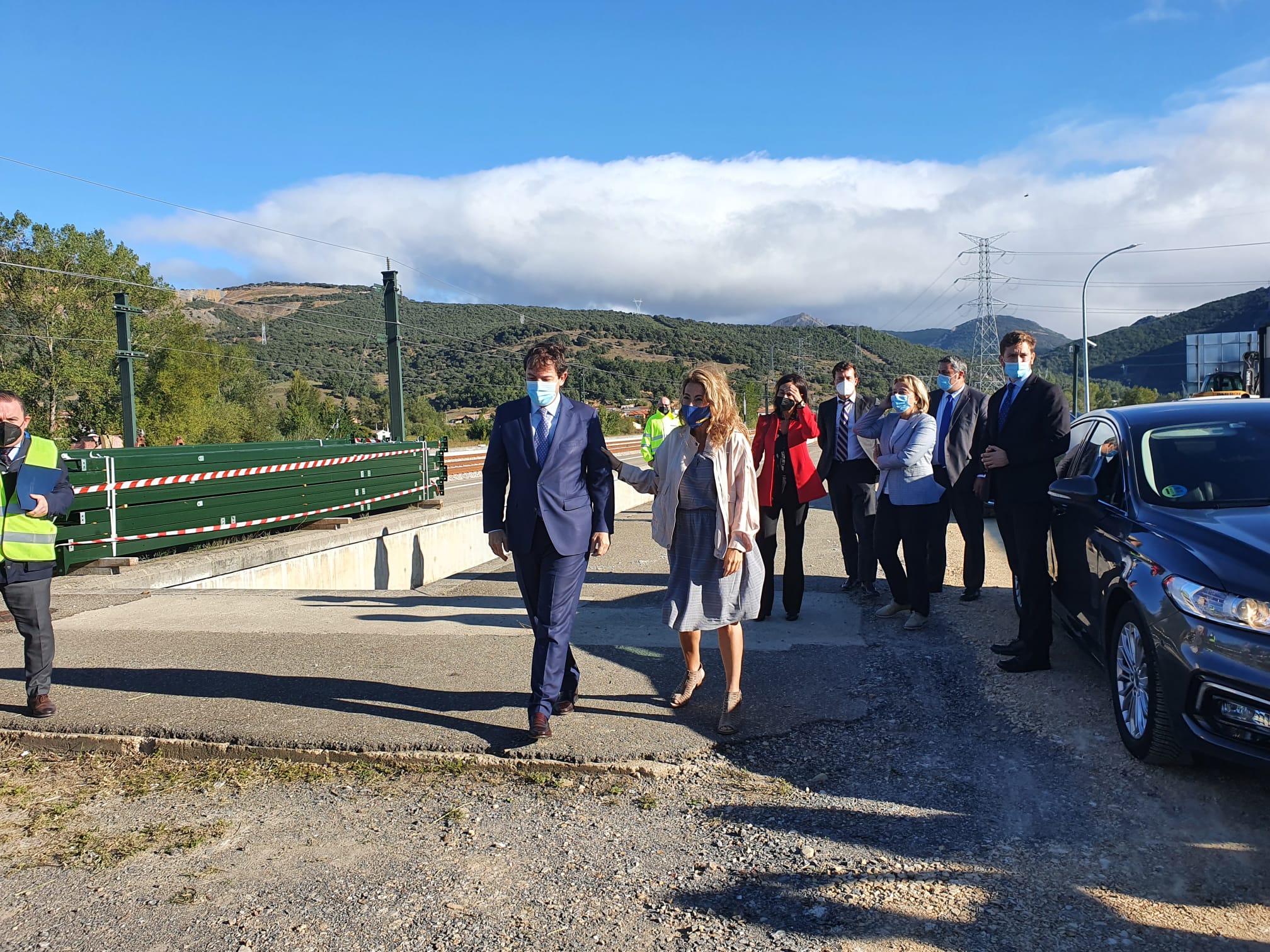 La ministra de Transportes, Movilidad y Agenda Urbana, Raquel Sánchez, realiza el primer viaje sobre esta infraestructura en un 'tren técnico' | Las pruebas de seguridad permitirán su apertura en el último tramo del 2022 o inicios del 2023. 