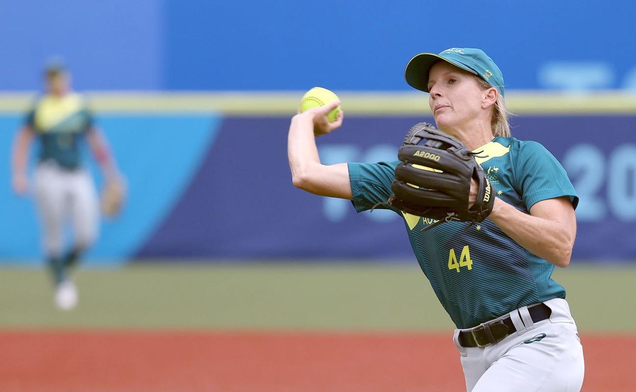 Imagen de una competición de Sofball.