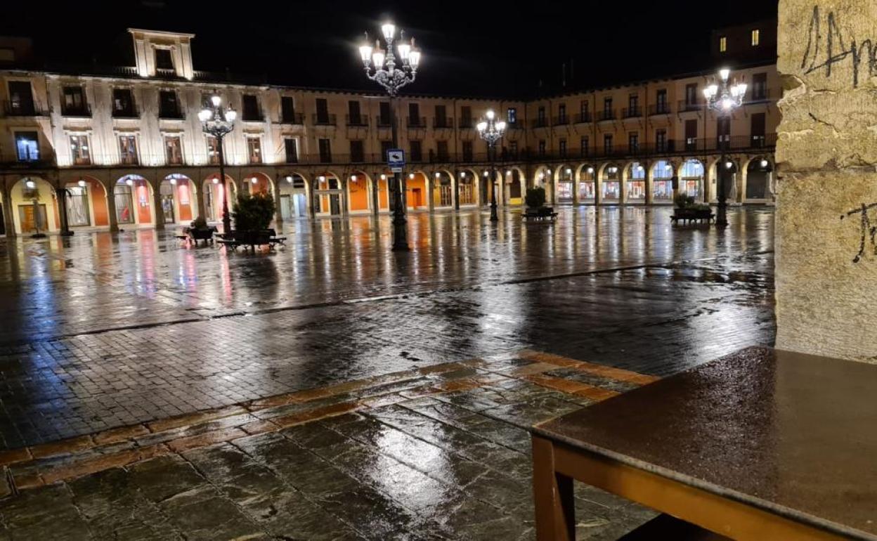 Plaza Mayor de León.