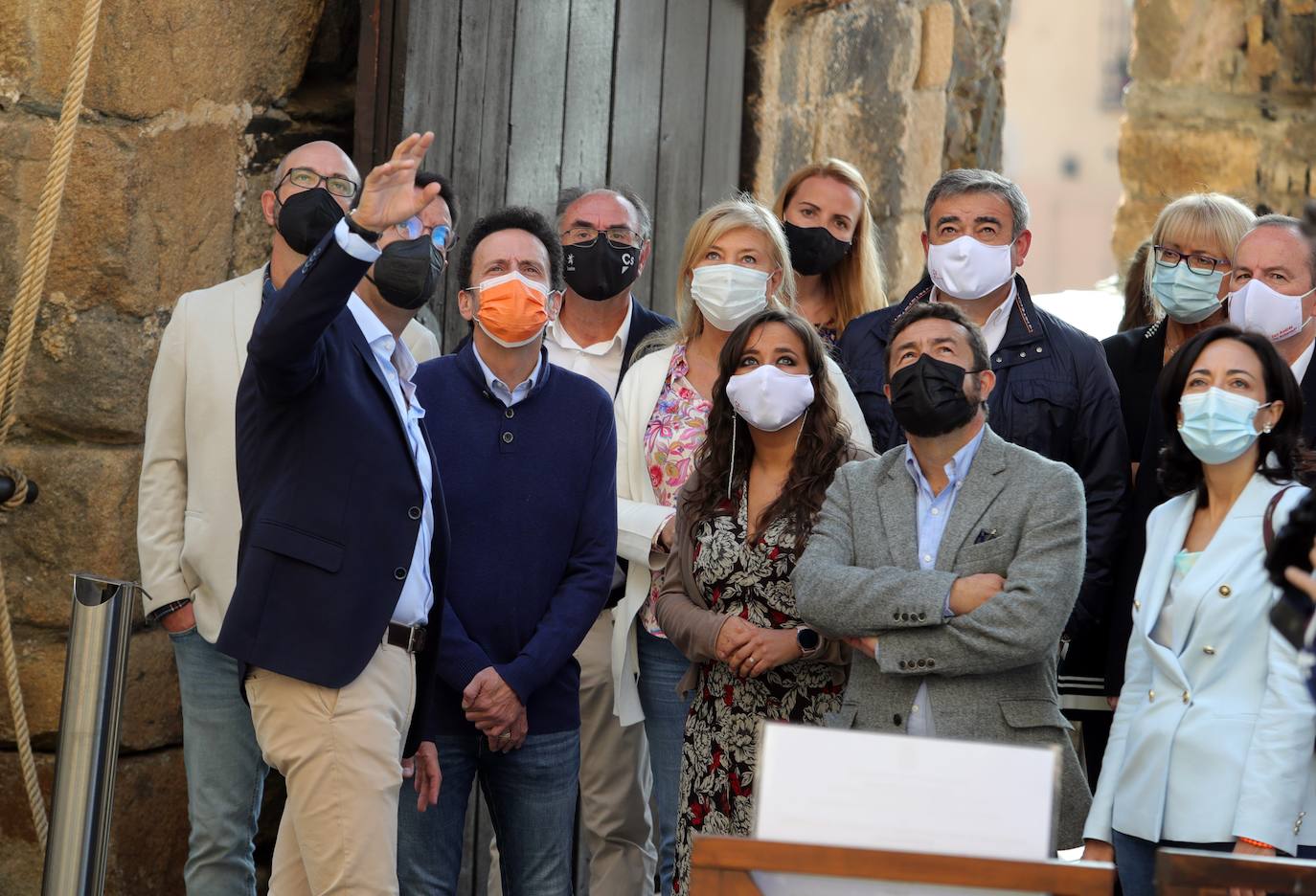 Fotos: El portavoz del Comité Ejecutivo de Ciudadanos visita Ponferrada