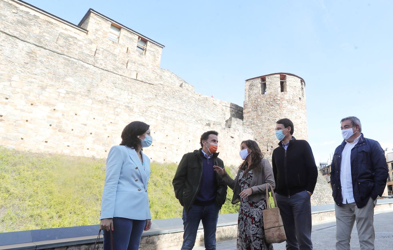 Fotos: El portavoz del Comité Ejecutivo de Ciudadanos visita Ponferrada