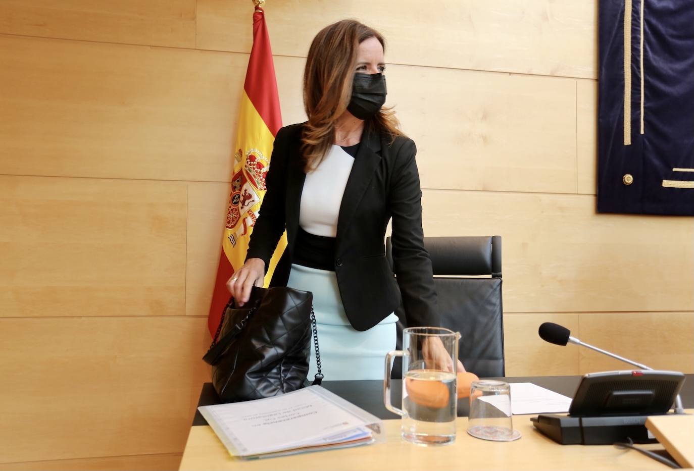 La consejera de Empleo e Industria, Ana Carlota Amigo, comparece, a petición propia, en la Comisión de Empleo e Industria de las Cortes de Castilla y León para informar sobre el grado de cumplimiento de los objetivos de su departamento para la legislatura.
