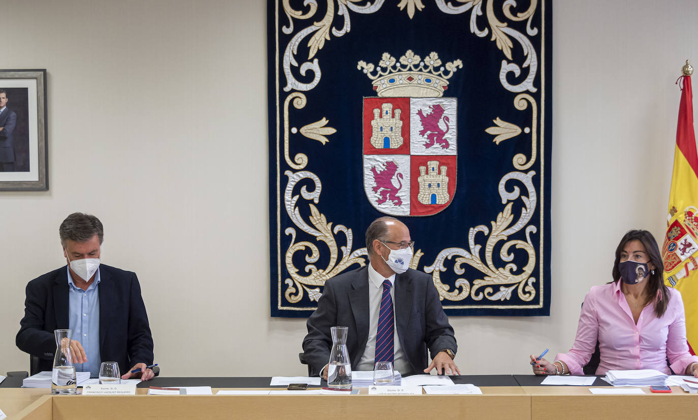 Reunión de la Junta de Portavoces de las Cortes.