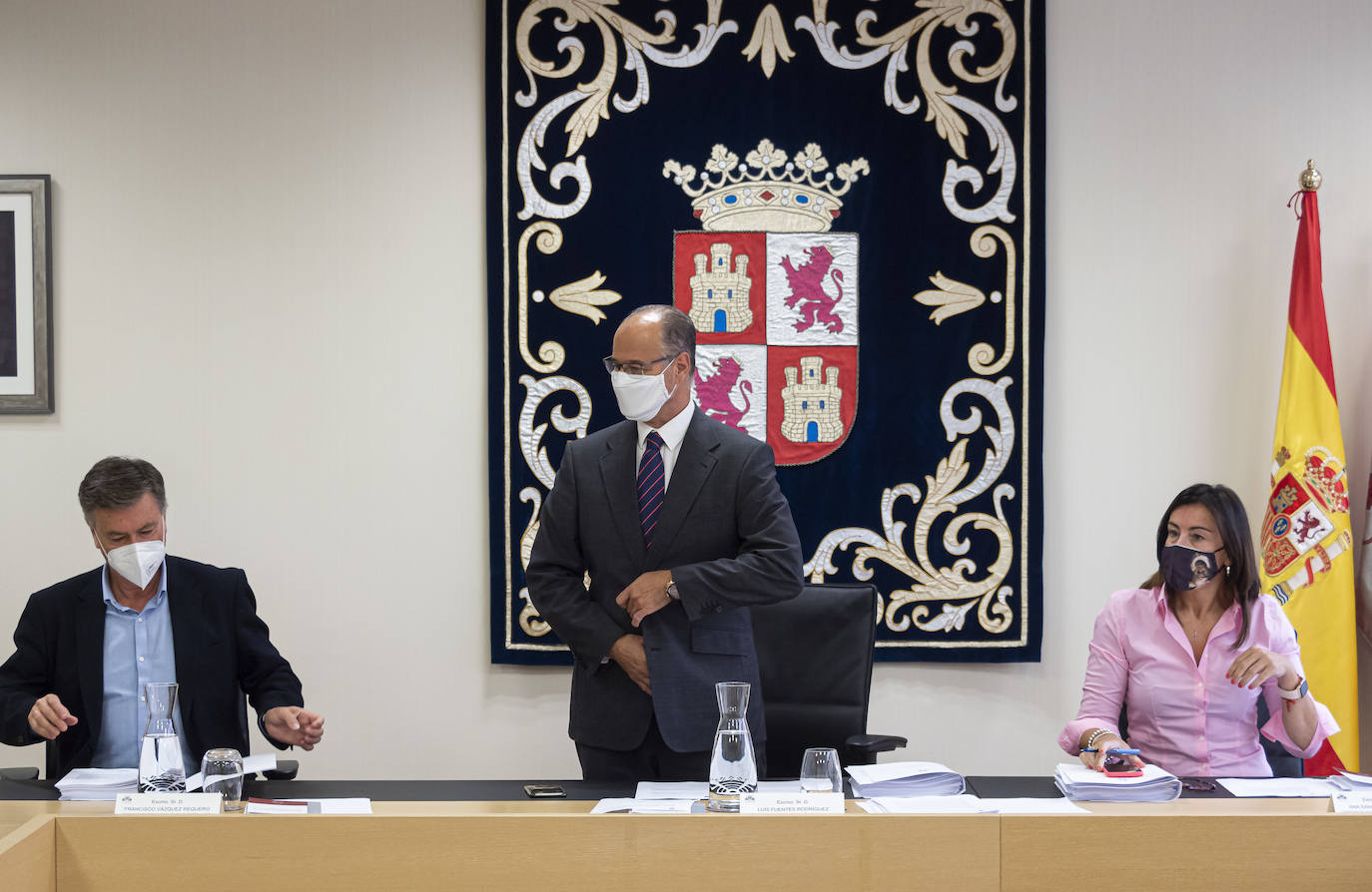 Reunión de la Junta de Portavoces de las Cortes.