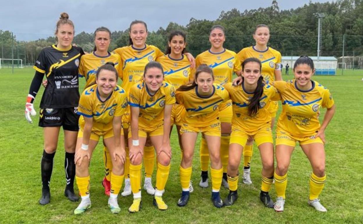 Once del Olímpico ante el Deportivo Abanca.