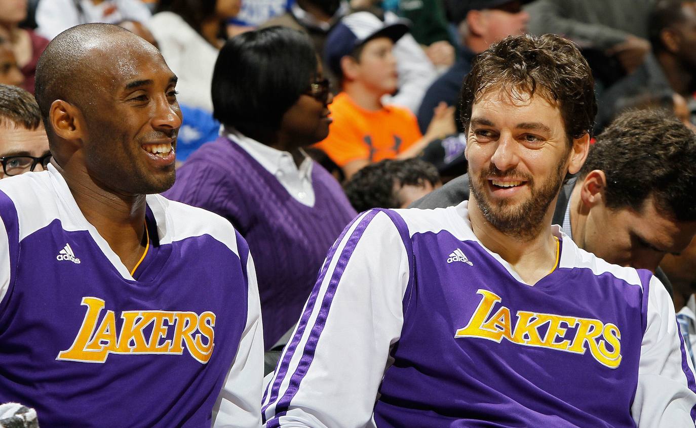 Kobe Bryant y Pau Gasol eran íntimos amigos.