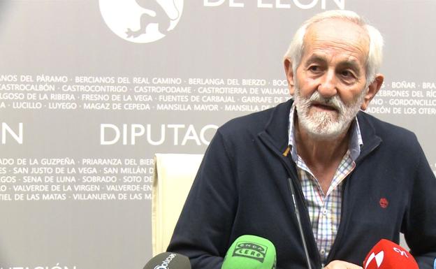 Matías Llorente, diputado de Productos de León, durante la rueda de prensa de este viernes. 